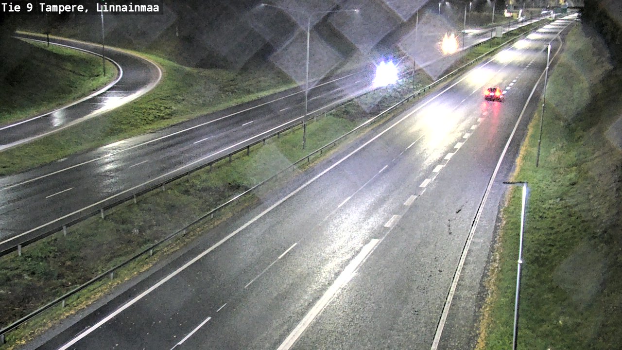 Weather Camera Image Väg 9 Tammerfors, Linnainmaa, Tampere, Pirkanmaa