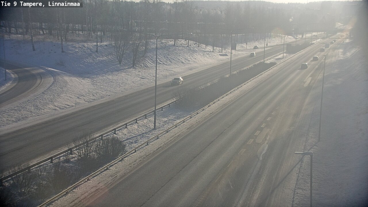 Weather Camera Image Väg 9 Tammerfors, Linnainmaa, Tampere, Pirkanmaa