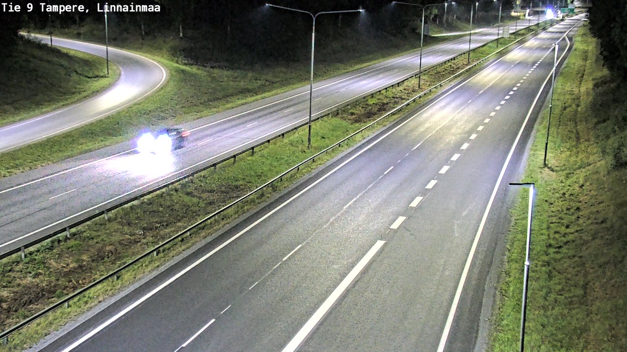 Weather Camera Image Väg 9 Tammerfors, Linnainmaa, Tampere, Pirkanmaa