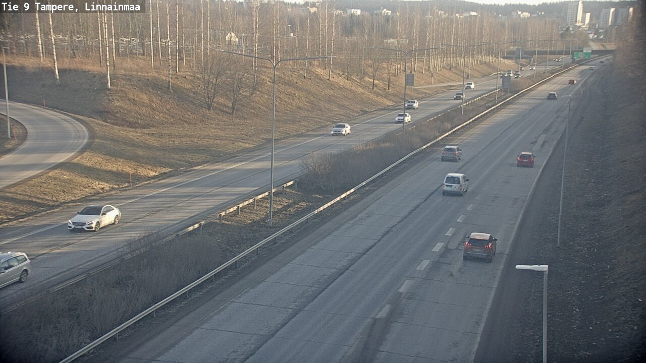 Weather Camera Image Väg 9 Tammerfors, Linnainmaa, Tampere, Pirkanmaa