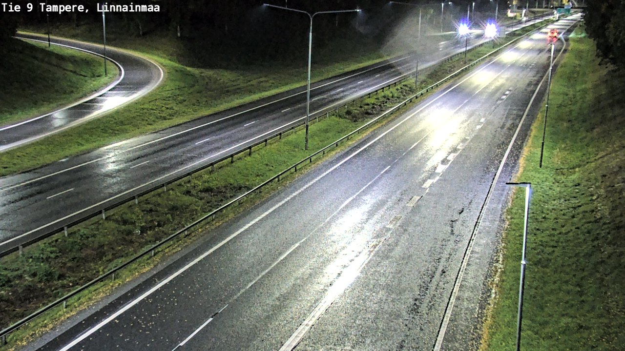 Weather Camera Image Väg 9 Tammerfors, Linnainmaa, Tampere, Pirkanmaa
