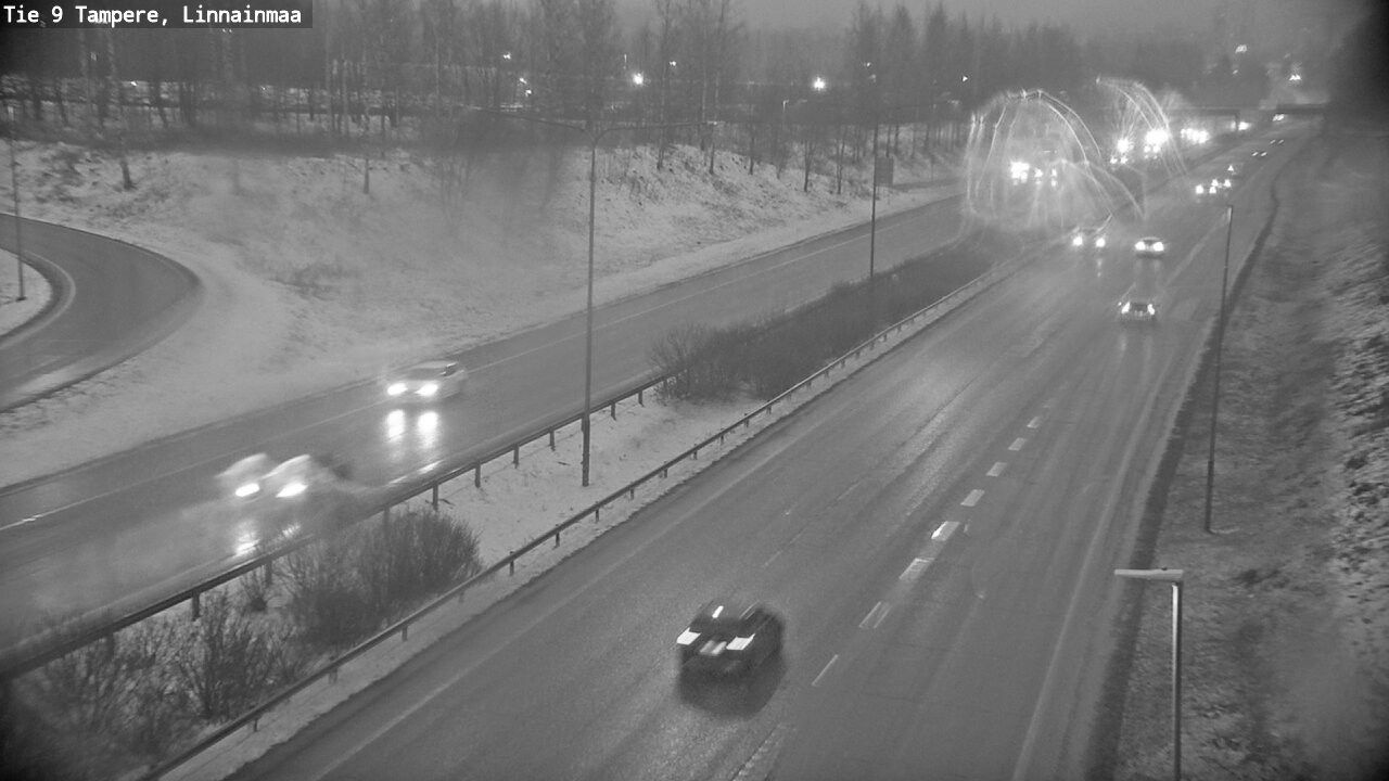 Weather Camera Image Väg 9 Tammerfors, Linnainmaa, Tampere, Pirkanmaa