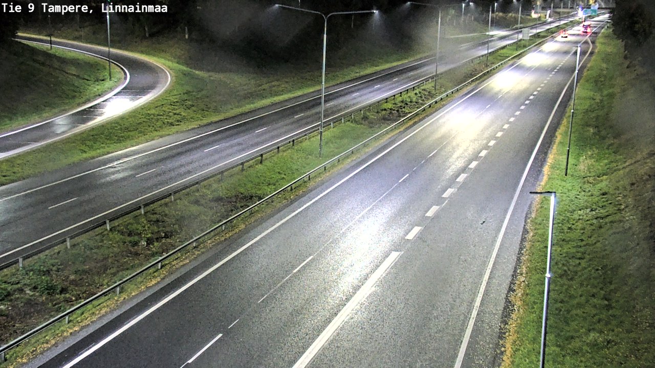 Weather Camera Image Väg 9 Tammerfors, Linnainmaa, Tampere, Pirkanmaa