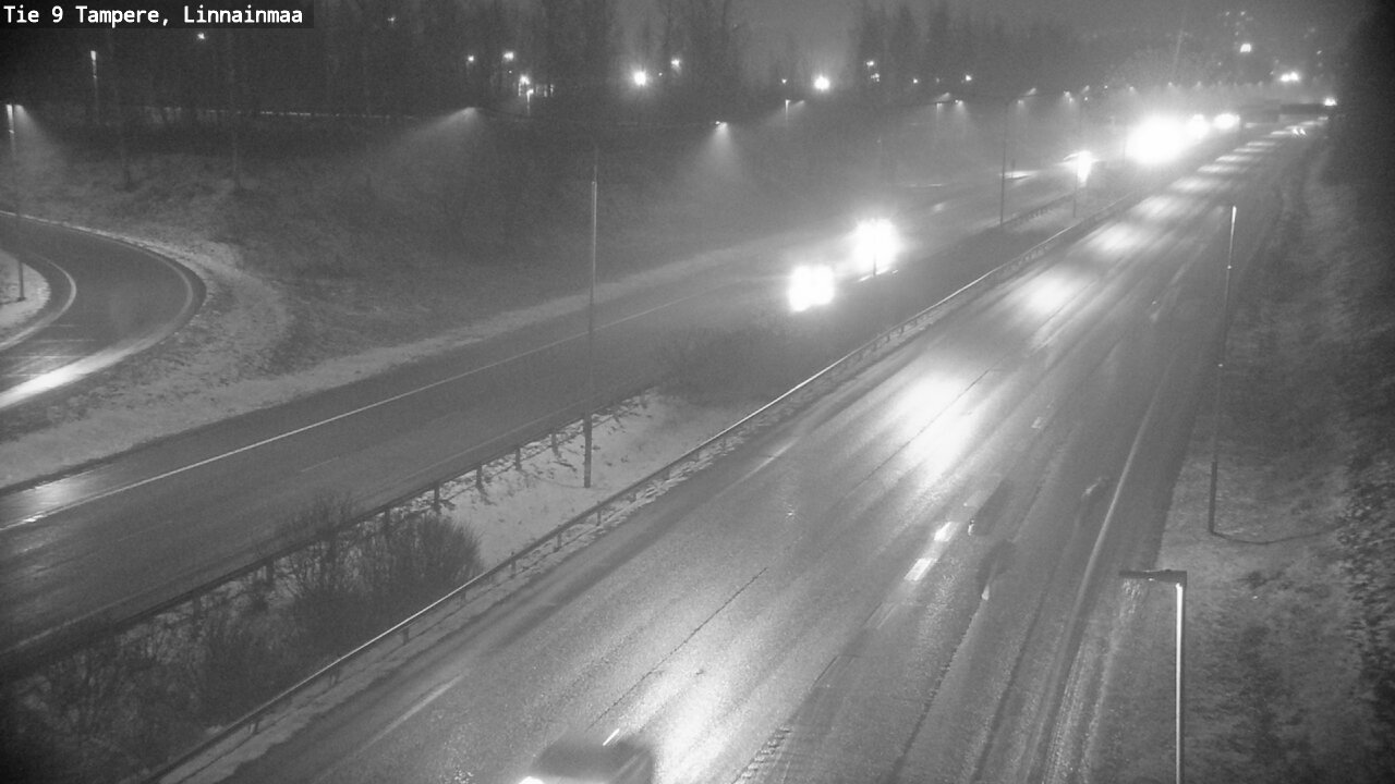 Weather Camera Image Väg 9 Tammerfors, Linnainmaa, Tampere, Pirkanmaa