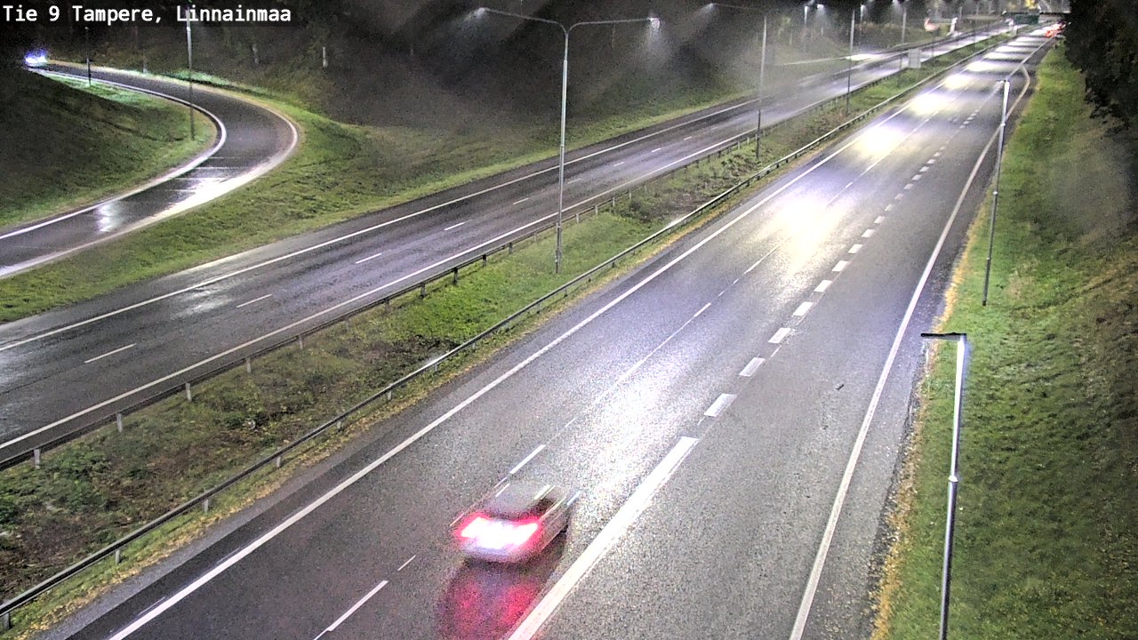 Weather Camera Image Väg 9 Tammerfors, Linnainmaa, Tampere, Pirkanmaa
