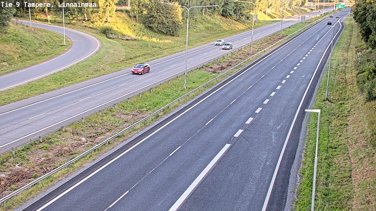 Weather Camera Image Väg 9 Tammerfors, Linnainmaa, Tampere, Pirkanmaa