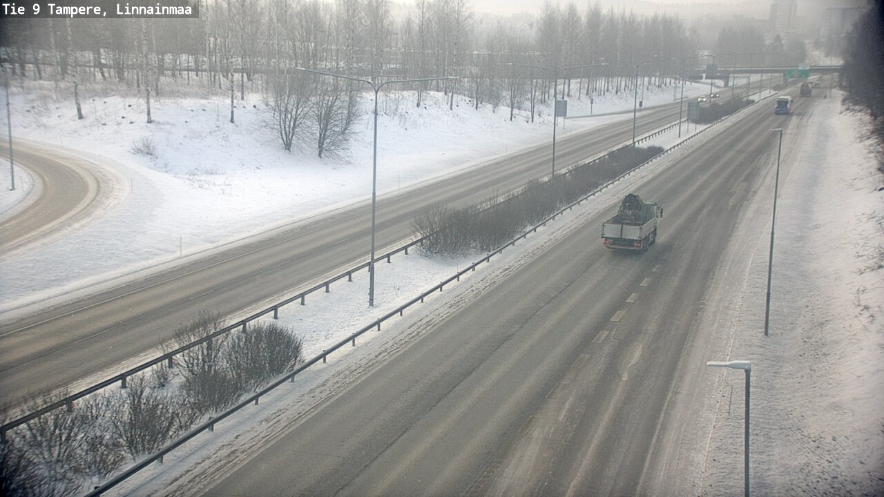 Weather Camera Image Väg 9 Tammerfors, Linnainmaa, Tampere, Pirkanmaa