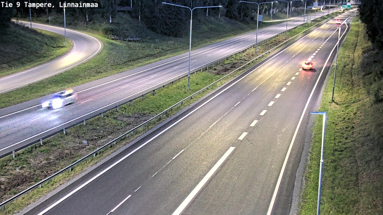 Weather Camera Image Väg 9 Tammerfors, Linnainmaa, Tampere, Pirkanmaa