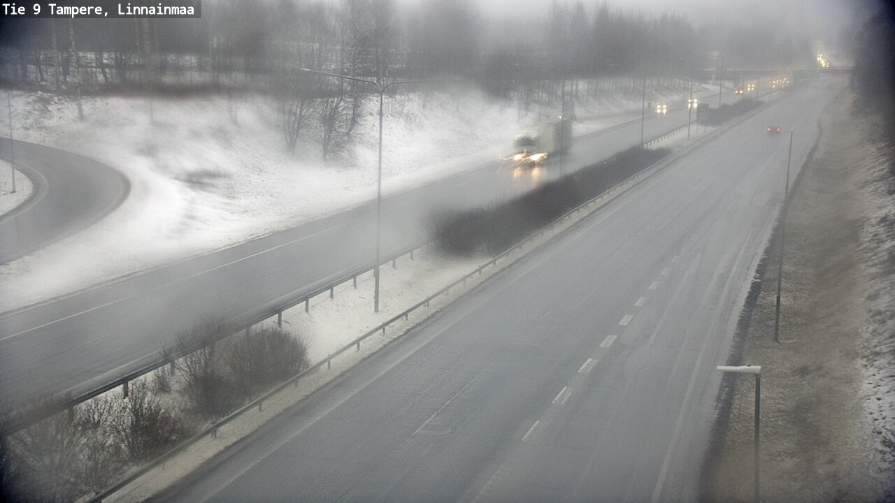 Weather Camera Image Väg 9 Tammerfors, Linnainmaa, Tampere, Pirkanmaa