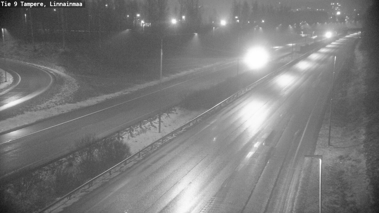 Weather Camera Image Väg 9 Tammerfors, Linnainmaa, Tampere, Pirkanmaa
