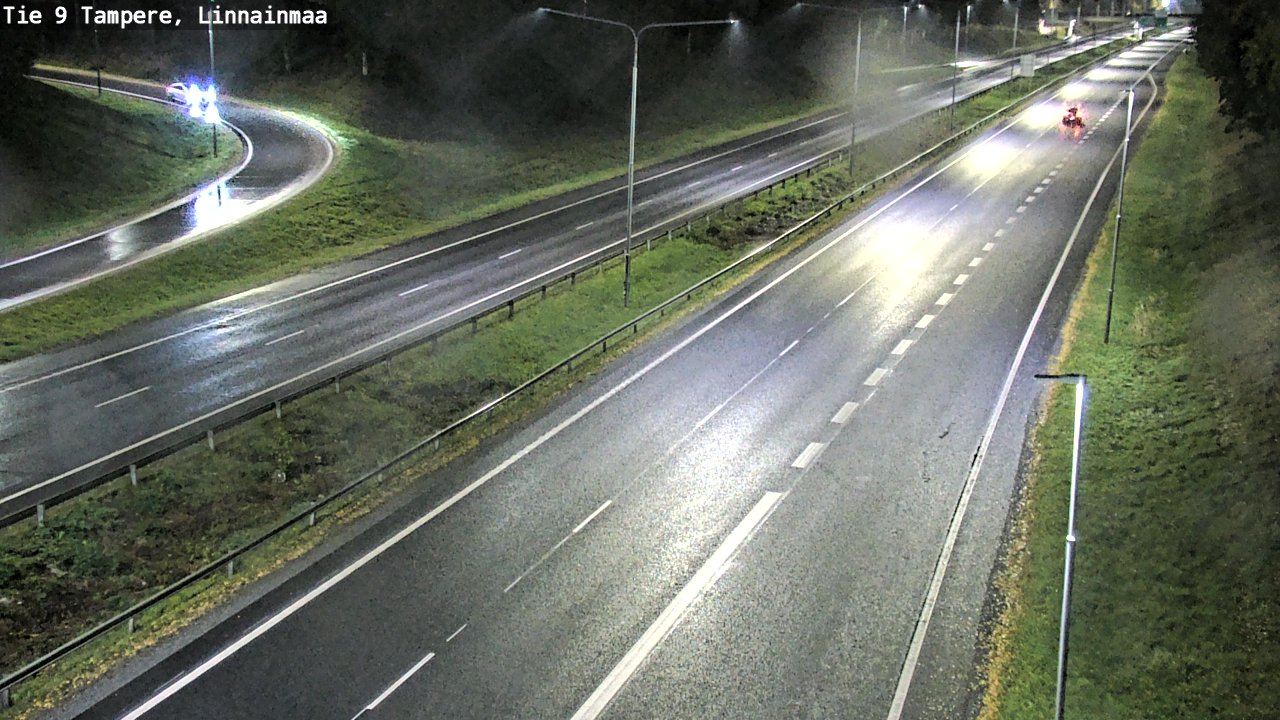 Weather Camera Image Väg 9 Tammerfors, Linnainmaa, Tampere, Pirkanmaa