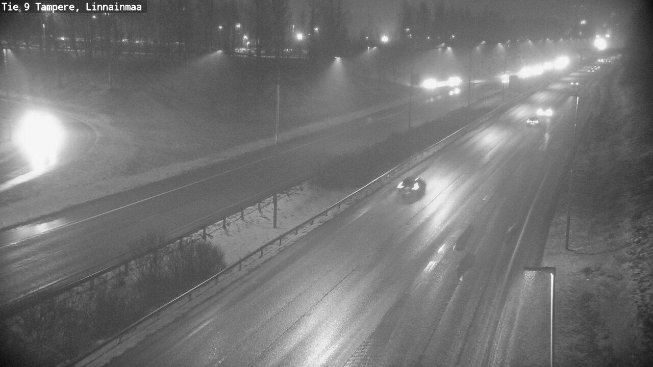 Weather Camera Image Väg 9 Tammerfors, Linnainmaa, Tampere, Pirkanmaa