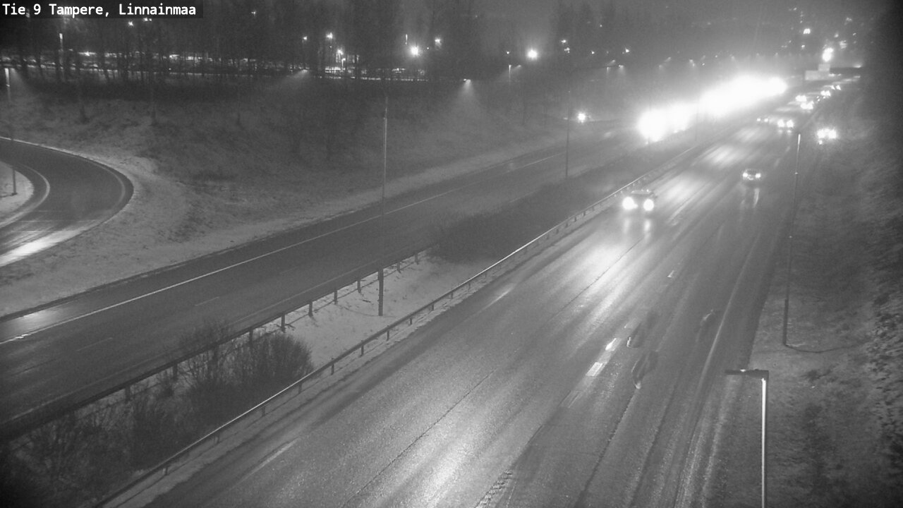 Weather Camera Image Väg 9 Tammerfors, Linnainmaa, Tampere, Pirkanmaa