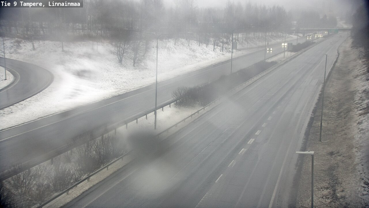 Weather Camera Image Väg 9 Tammerfors, Linnainmaa, Tampere, Pirkanmaa