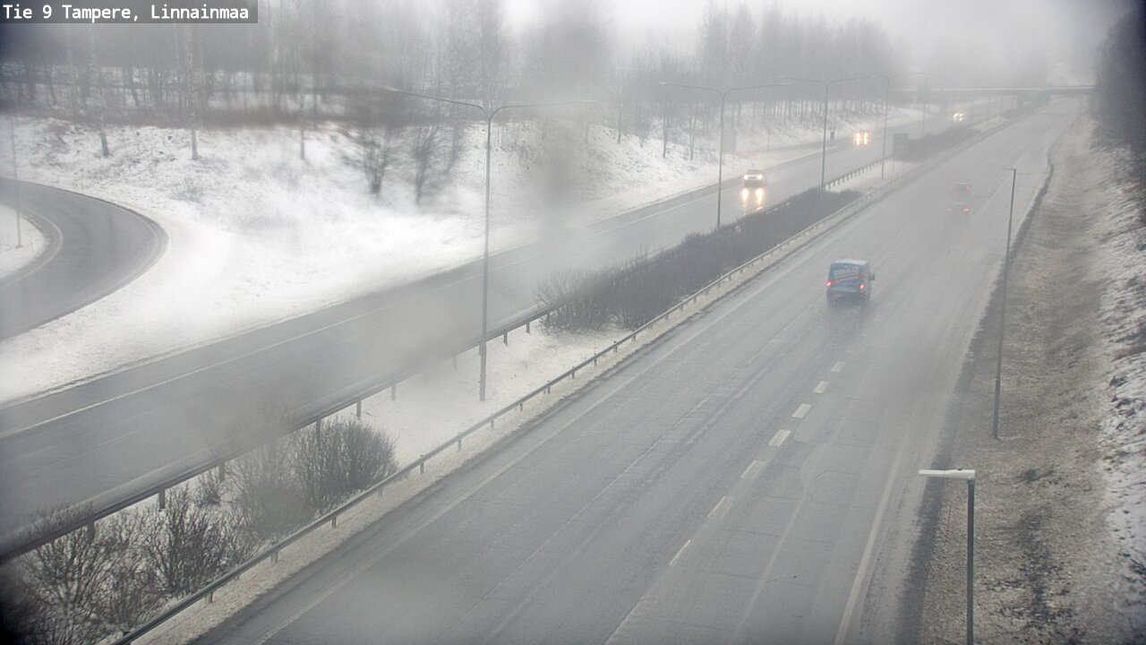 Weather Camera Image Väg 9 Tammerfors, Linnainmaa, Tampere, Pirkanmaa