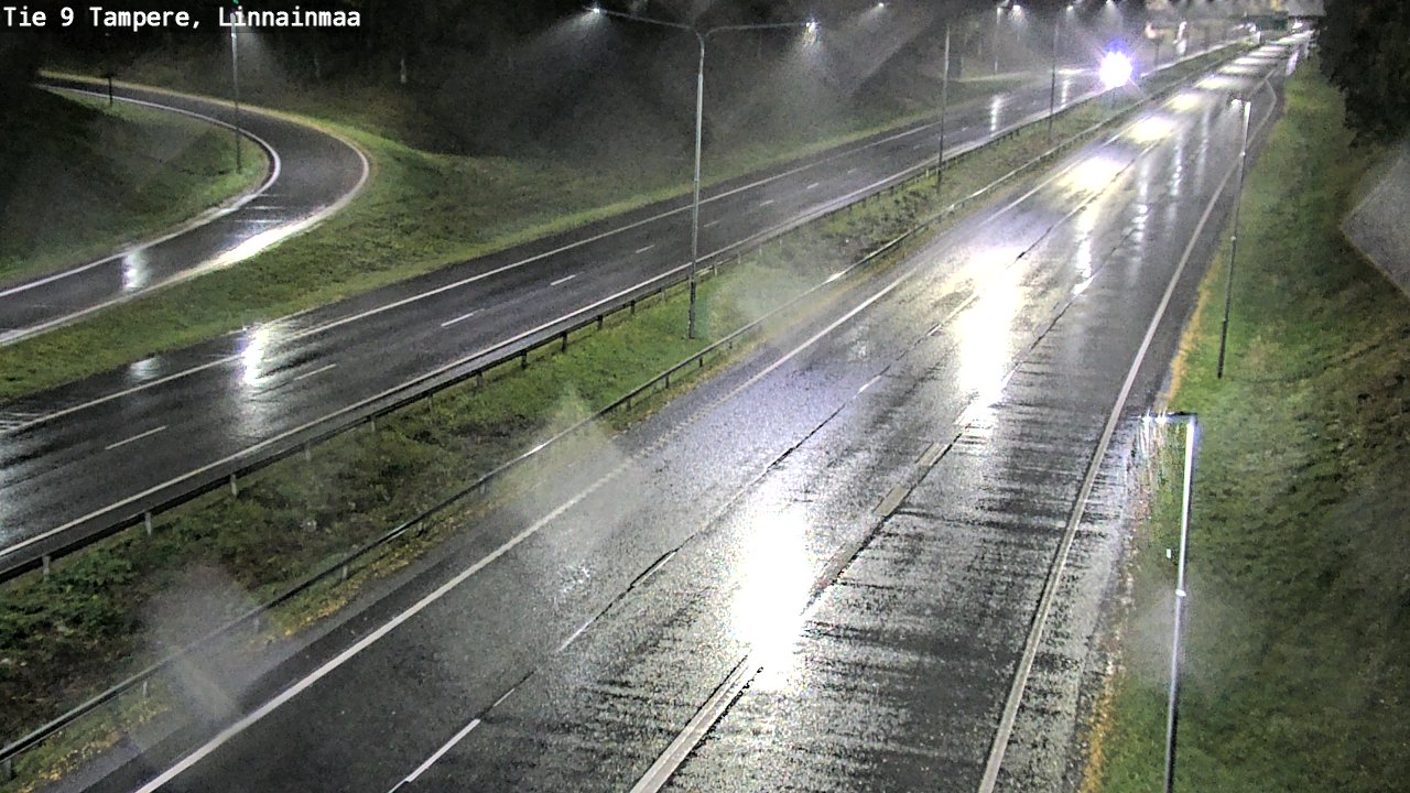 Weather Camera Image Väg 9 Tammerfors, Linnainmaa, Tampere, Pirkanmaa
