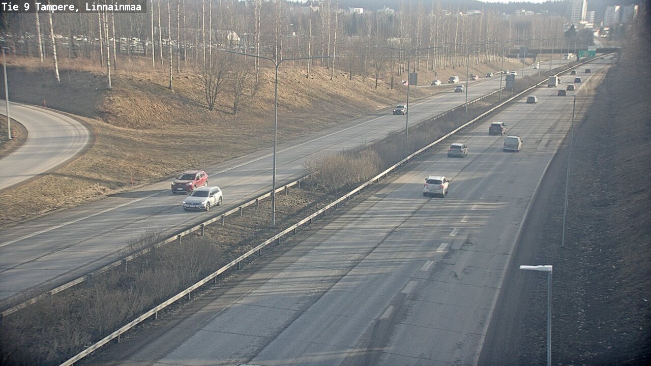 Weather Camera Image Väg 9 Tammerfors, Linnainmaa, Tampere, Pirkanmaa