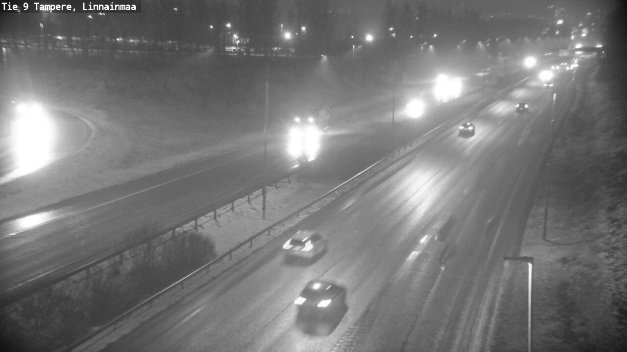 Weather Camera Image Väg 9 Tammerfors, Linnainmaa, Tampere, Pirkanmaa