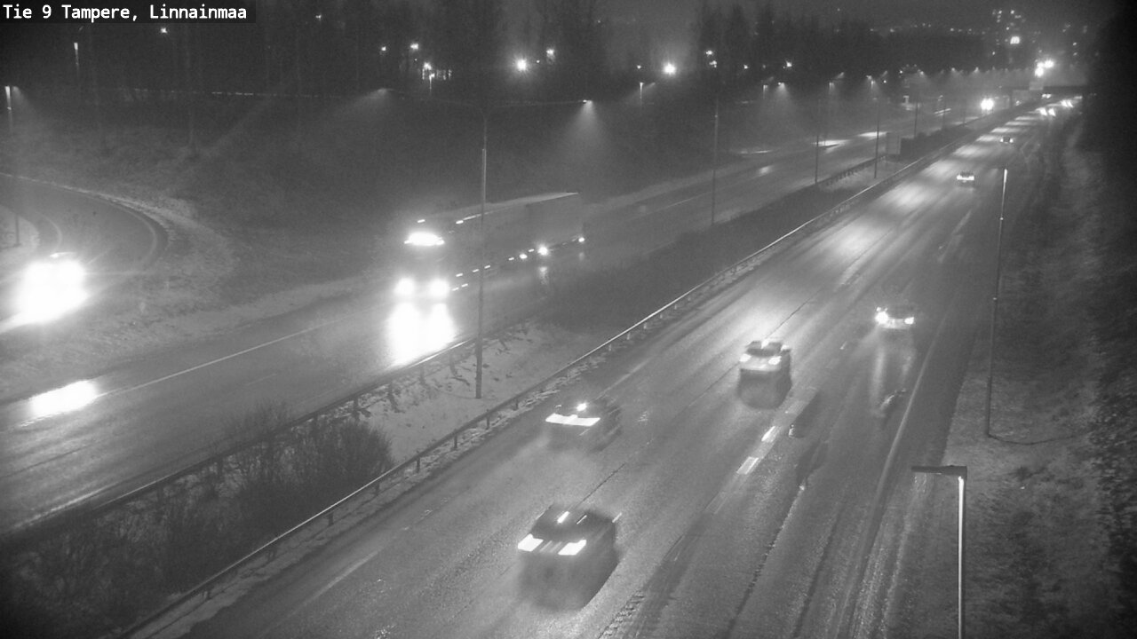 Weather Camera Image Väg 9 Tammerfors, Linnainmaa, Tampere, Pirkanmaa