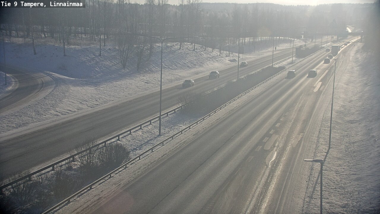Weather Camera Image Väg 9 Tammerfors, Linnainmaa, Tampere, Pirkanmaa