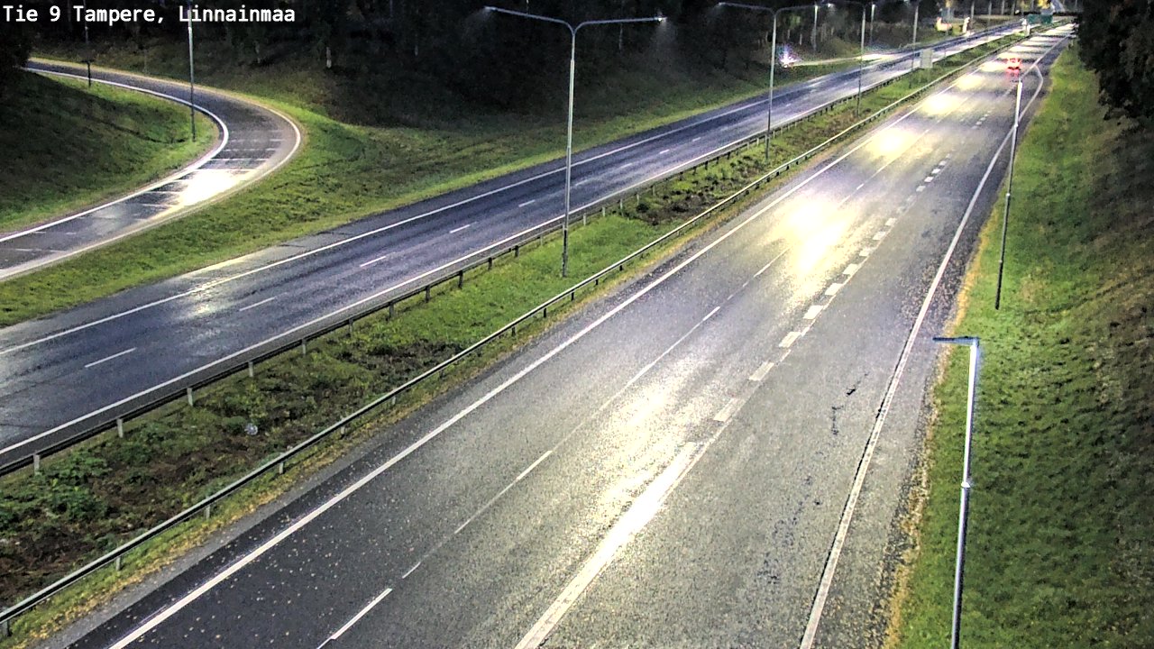 Weather Camera Image Väg 9 Tammerfors, Linnainmaa, Tampere, Pirkanmaa