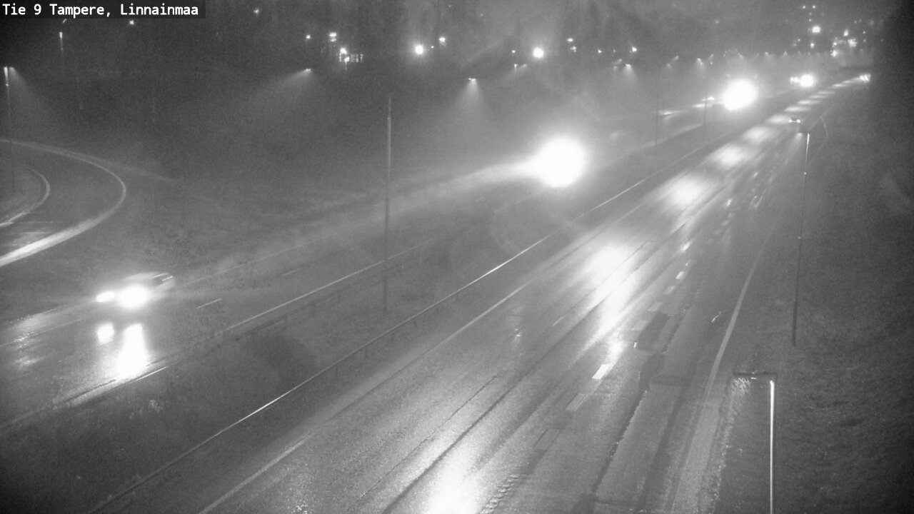 Weather Camera Image Väg 9 Tammerfors, Linnainmaa, Tampere, Pirkanmaa