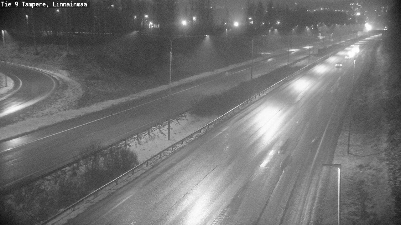 Weather Camera Image Väg 9 Tammerfors, Linnainmaa, Tampere, Pirkanmaa