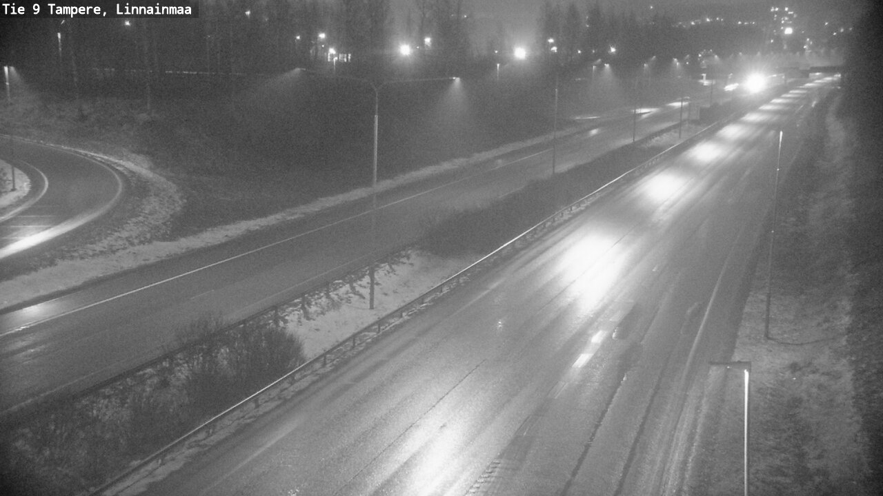 Weather Camera Image Väg 9 Tammerfors, Linnainmaa, Tampere, Pirkanmaa