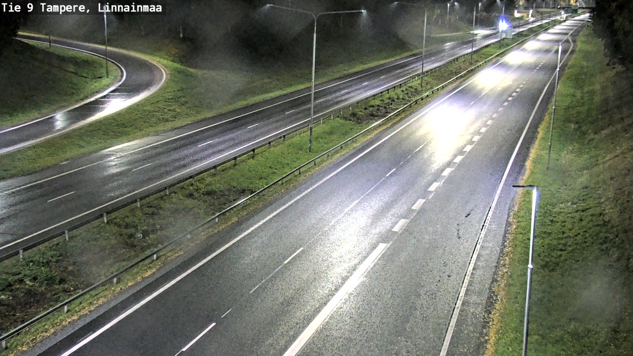 Weather Camera Image Väg 9 Tammerfors, Linnainmaa, Tampere, Pirkanmaa
