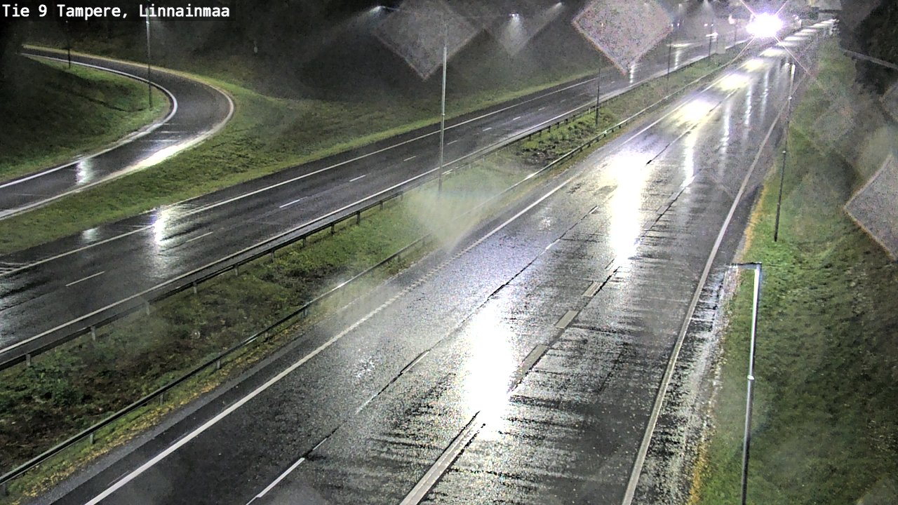 Weather Camera Image Väg 9 Tammerfors, Linnainmaa, Tampere, Pirkanmaa