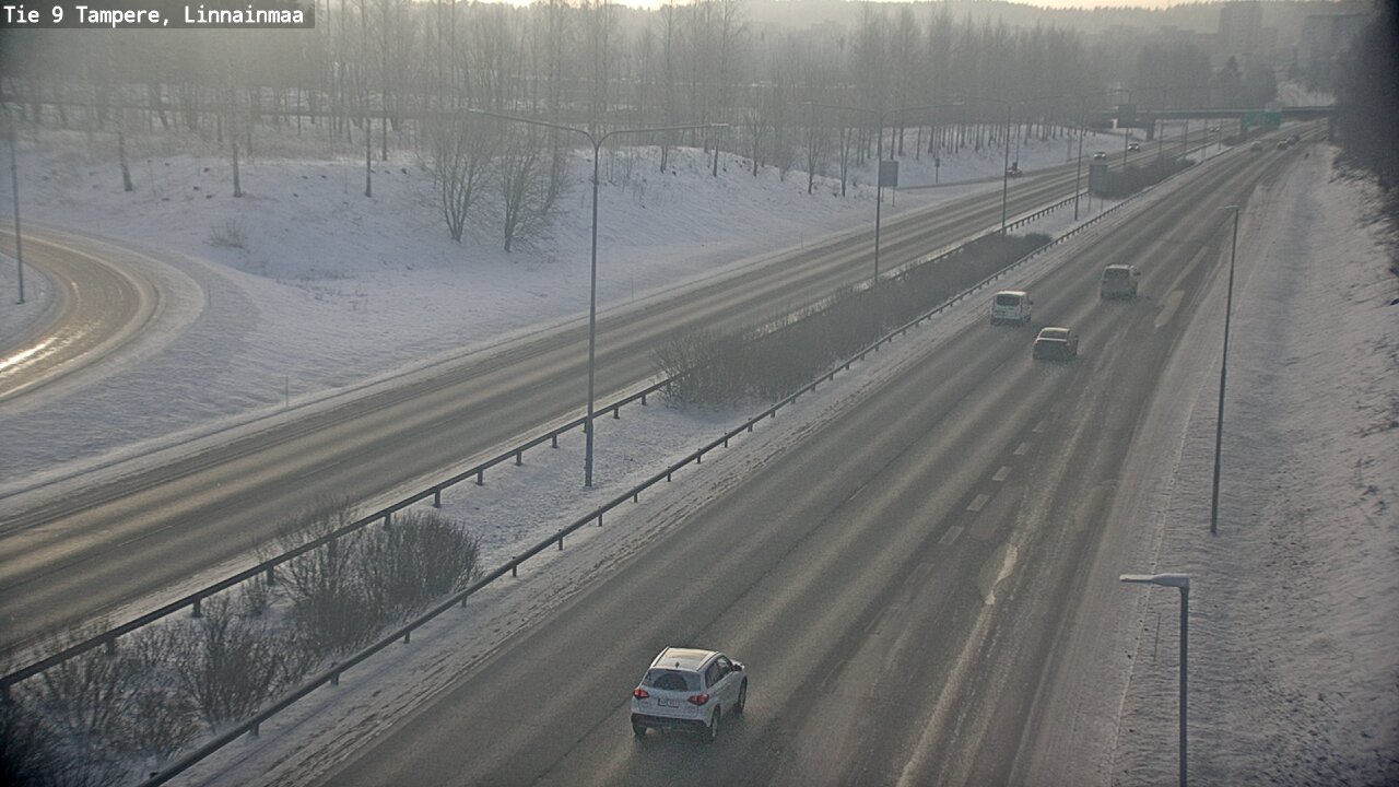 Weather Camera Image Väg 9 Tammerfors, Linnainmaa, Tampere, Pirkanmaa