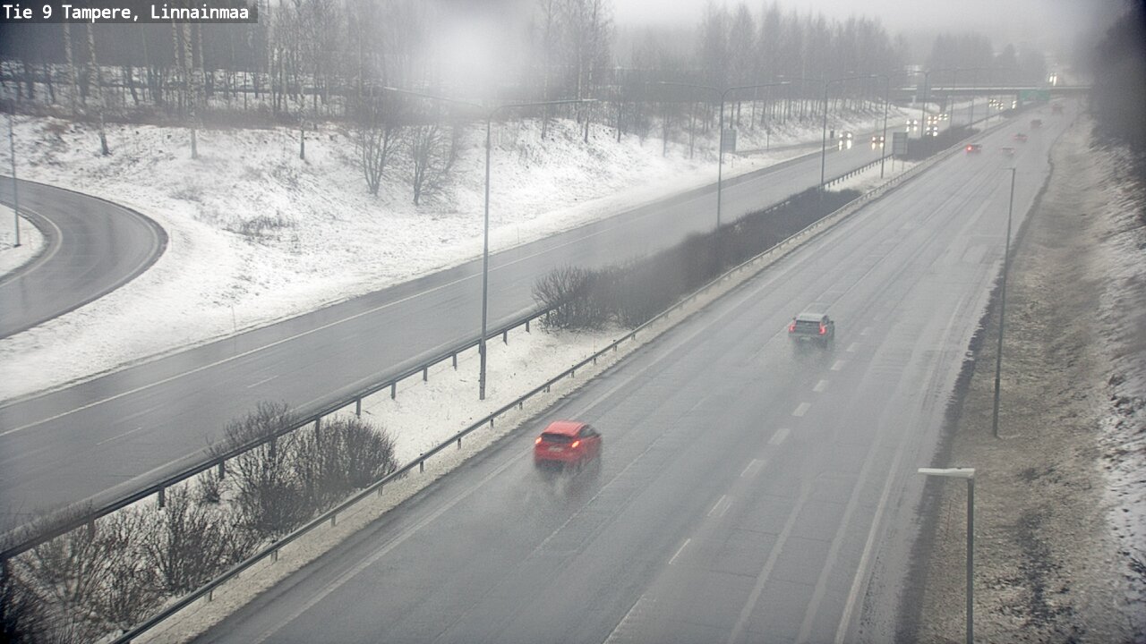 Weather Camera Image Väg 9 Tammerfors, Linnainmaa, Tampere, Pirkanmaa