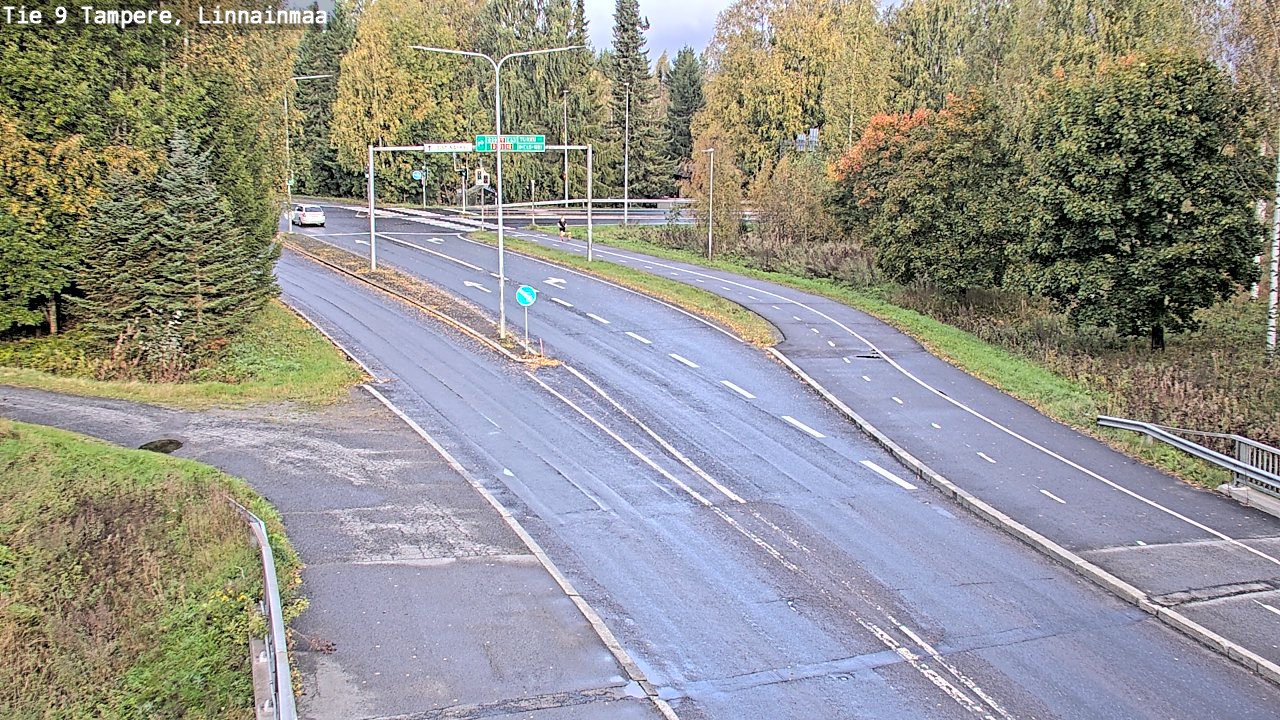 Weather Camera Image Väg 9 Tammerfors, Linnainmaa, Tampere, Pirkanmaa