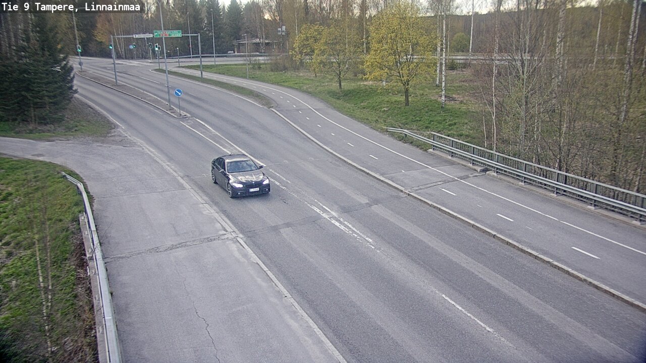 Weather Camera Image Väg 9 Tammerfors, Linnainmaa, Tampere, Pirkanmaa