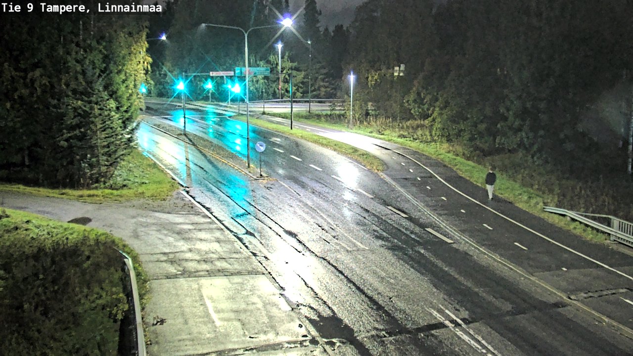 Weather Camera Image Väg 9 Tammerfors, Linnainmaa, Tampere, Pirkanmaa