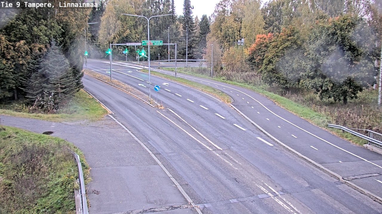 Weather Camera Image Väg 9 Tammerfors, Linnainmaa, Tampere, Pirkanmaa