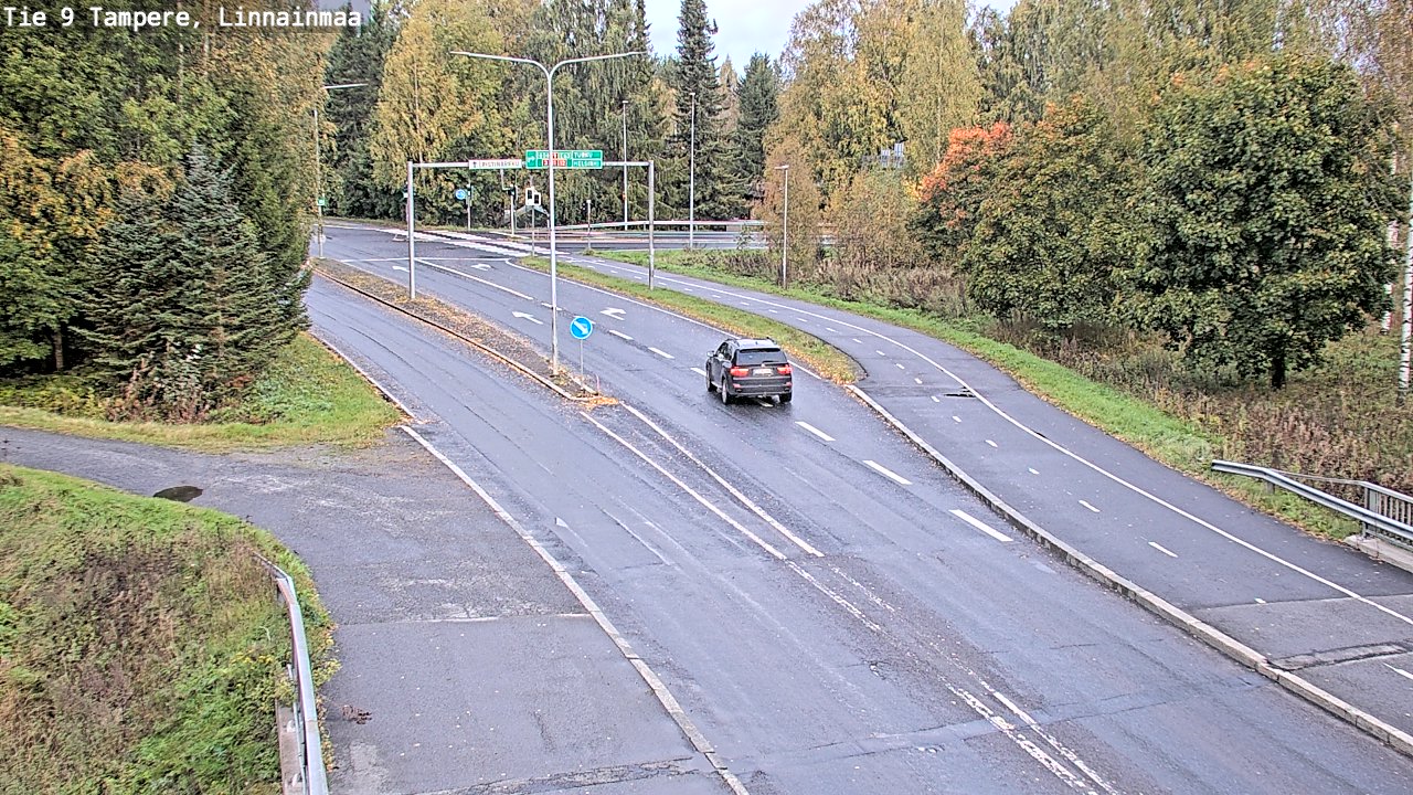 Weather Camera Image Väg 9 Tammerfors, Linnainmaa, Tampere, Pirkanmaa
