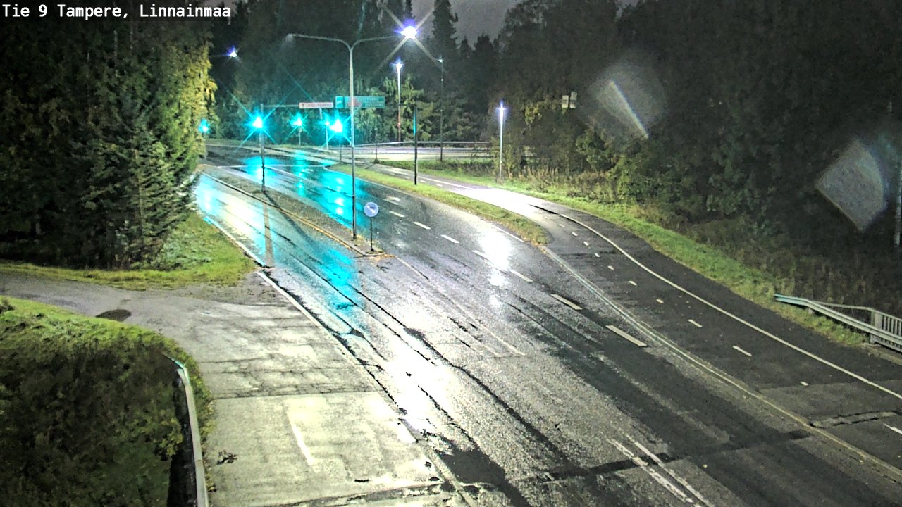 Weather Camera Image Väg 9 Tammerfors, Linnainmaa, Tampere, Pirkanmaa