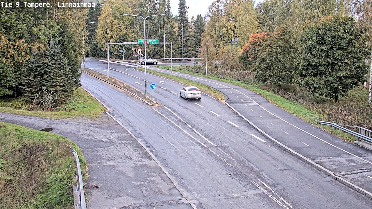 Weather Camera Image Väg 9 Tammerfors, Linnainmaa, Tampere, Pirkanmaa