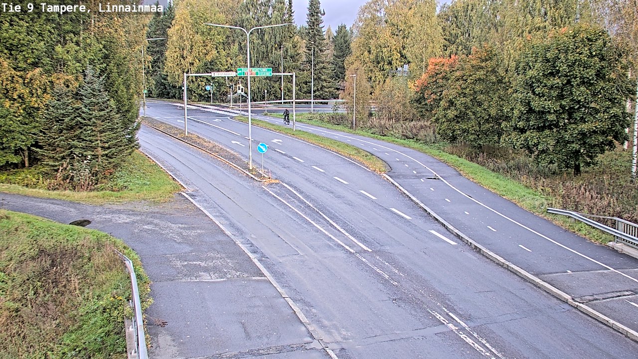 Weather Camera Image Väg 9 Tammerfors, Linnainmaa, Tampere, Pirkanmaa