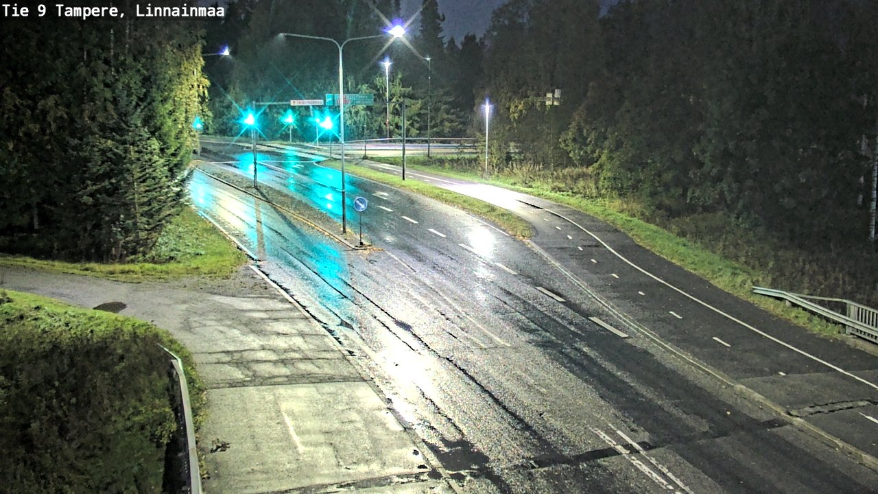 Weather Camera Image Väg 9 Tammerfors, Linnainmaa, Tampere, Pirkanmaa