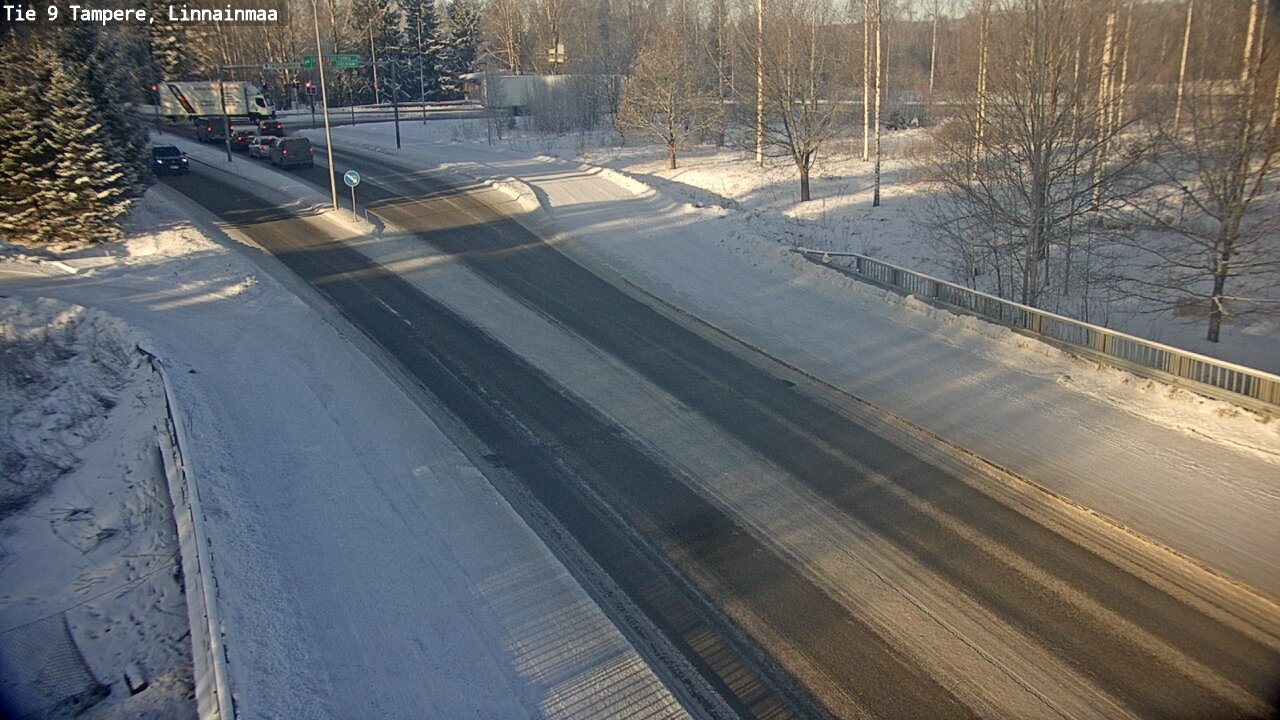 Weather Camera Image Väg 9 Tammerfors, Linnainmaa, Tampere, Pirkanmaa