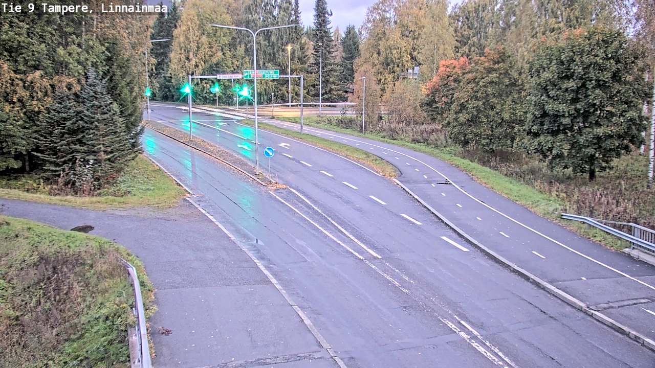 Weather Camera Image Väg 9 Tammerfors, Linnainmaa, Tampere, Pirkanmaa