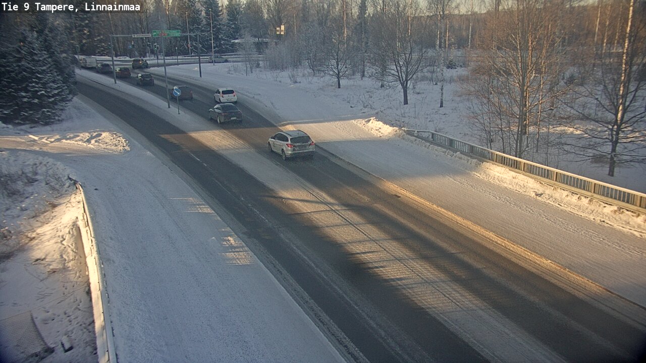 Weather Camera Image Väg 9 Tammerfors, Linnainmaa, Tampere, Pirkanmaa