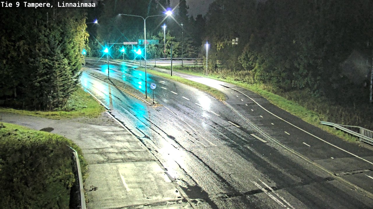 Weather Camera Image Väg 9 Tammerfors, Linnainmaa, Tampere, Pirkanmaa