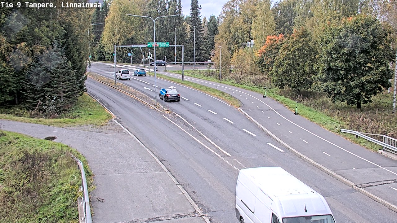 Weather Camera Image Väg 9 Tammerfors, Linnainmaa, Tampere, Pirkanmaa