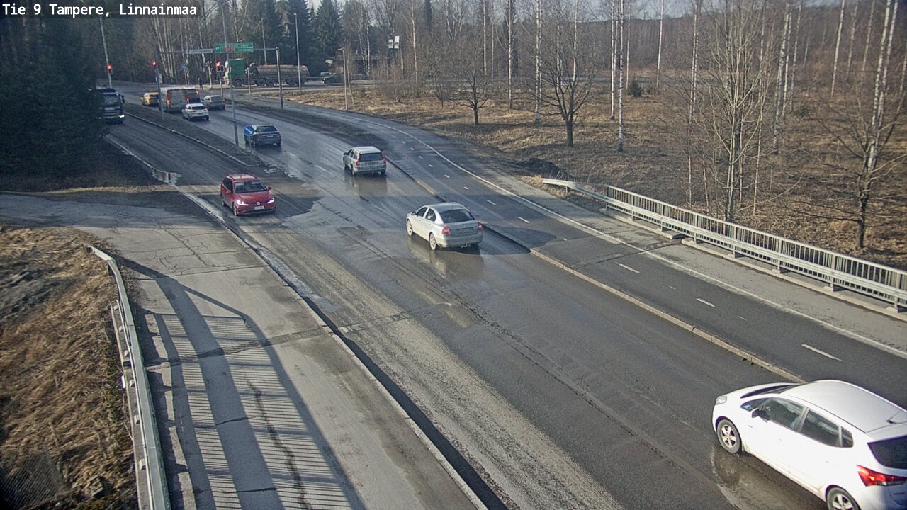 Weather Camera Image Väg 9 Tammerfors, Linnainmaa, Tampere, Pirkanmaa