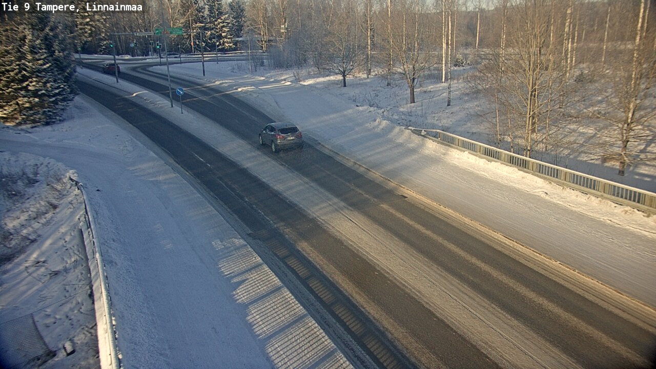 Weather Camera Image Väg 9 Tammerfors, Linnainmaa, Tampere, Pirkanmaa
