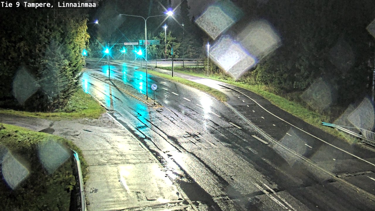 Weather Camera Image Väg 9 Tammerfors, Linnainmaa, Tampere, Pirkanmaa
