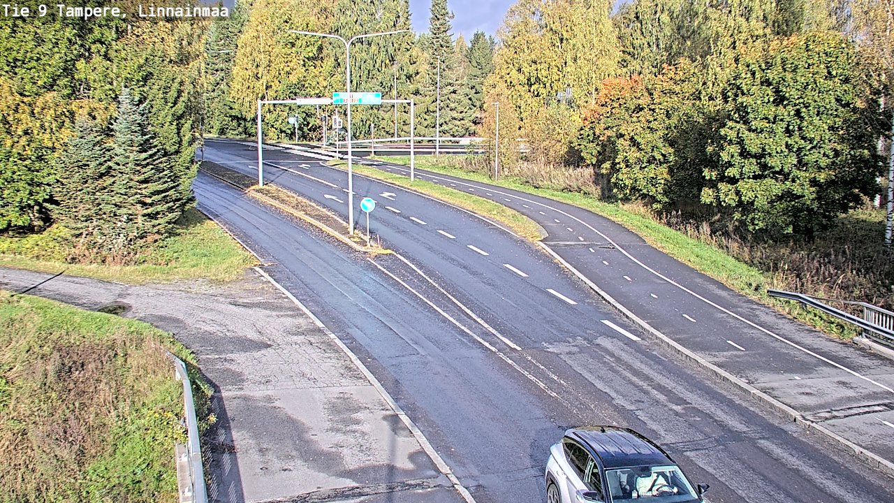 Weather Camera Image Väg 9 Tammerfors, Linnainmaa, Tampere, Pirkanmaa